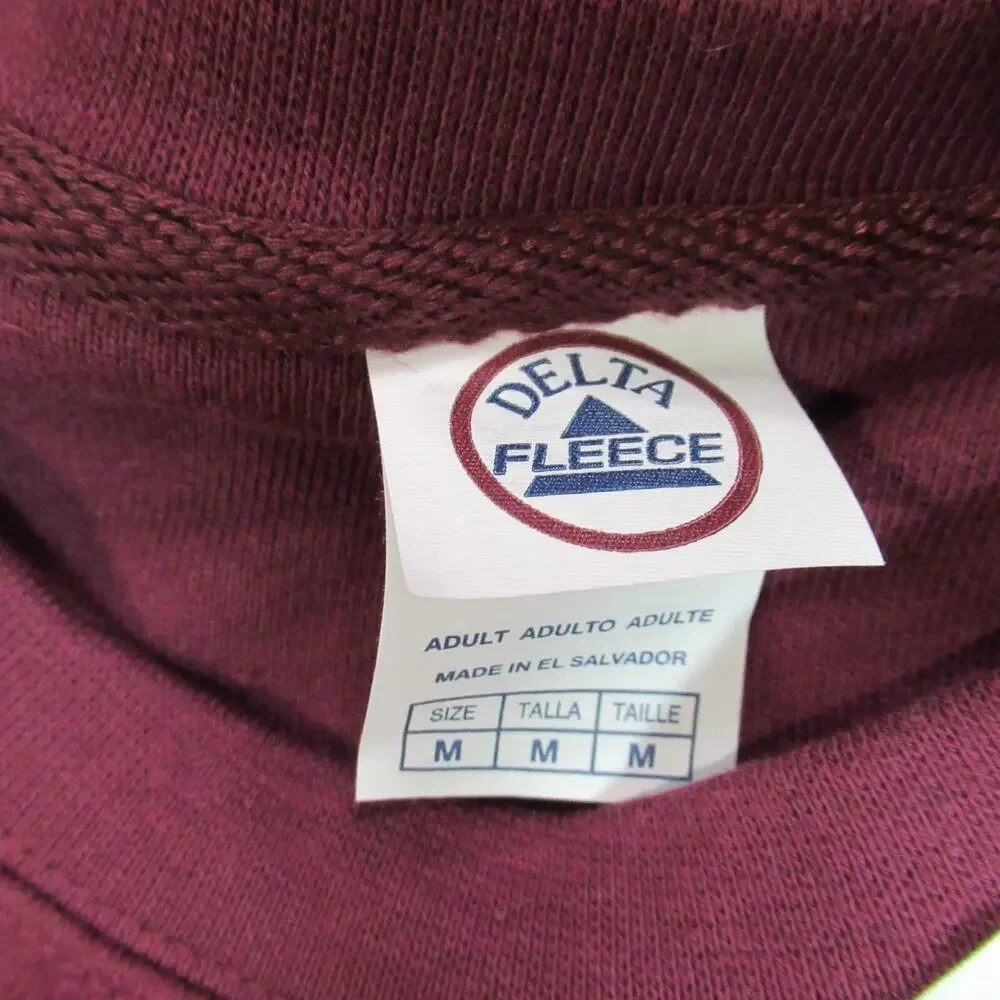 UMD Duluth Sweatshirt Burgundy Minnesota Bulldogs Sweater College Delta NEW
